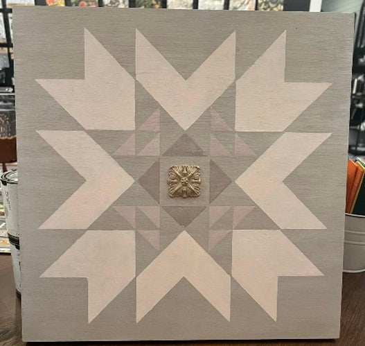 Barn Star Quilt Painting on Wood: Fri. 4/11/25 3:30pm-6:30 pm OR Sat. 4/12/25 10am-1pm
