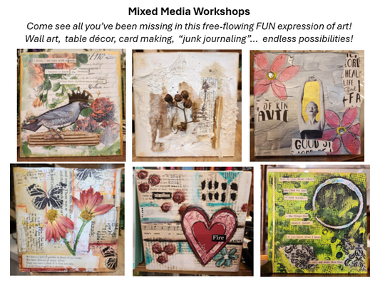 Mixed Media Art Panels - Fri. July 11th, 3:30 - 6:30 pm