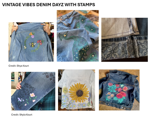 Vintage Vibes Denim Dayz with Stamps - Friday, August 22nd 3:30-6:30 pm