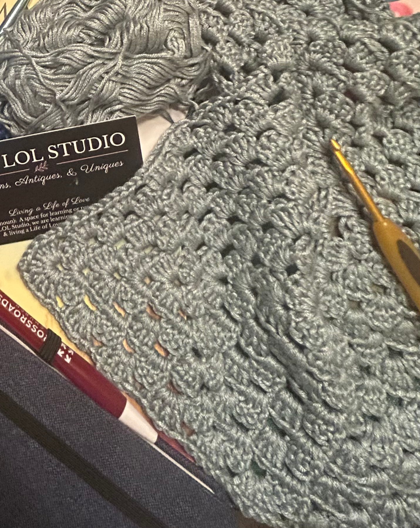 Learn to Crochet w/ Elaine - Sat. Nov. 22nd 10am-1pm